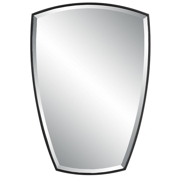Uttermost - 09892 - Mirror - Crest - Satin Black