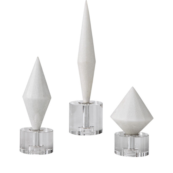 Uttermost - 17580 - Sculptures S/3 - Alize - White
