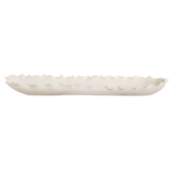 Uttermost - 18269 - Bowl - Ripple Crest - Matte White
