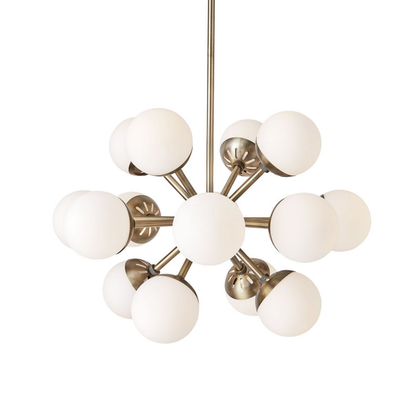 Uttermost - 21357 - 16 Light Chandelier - Droplet - Antique Brass