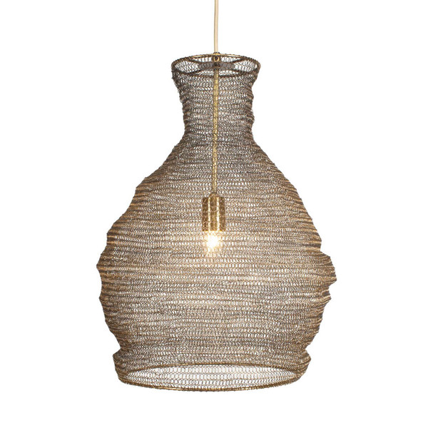 Uttermost - 21613 - One Light Pendant - Murmur - Antique Brass