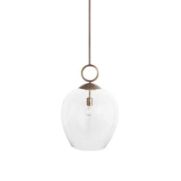 Uttermost - 22127 - One Light Pendant - Calix - Aged Brass