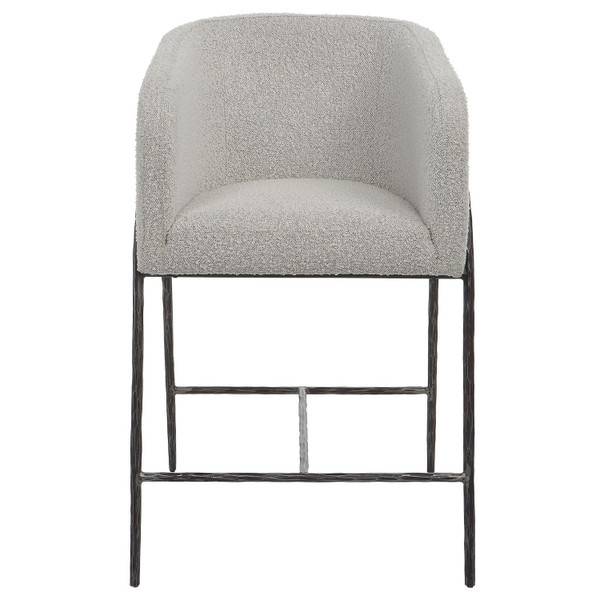 Uttermost - 23737 - Counter Stool - Jacobsen - Aged Black Iron