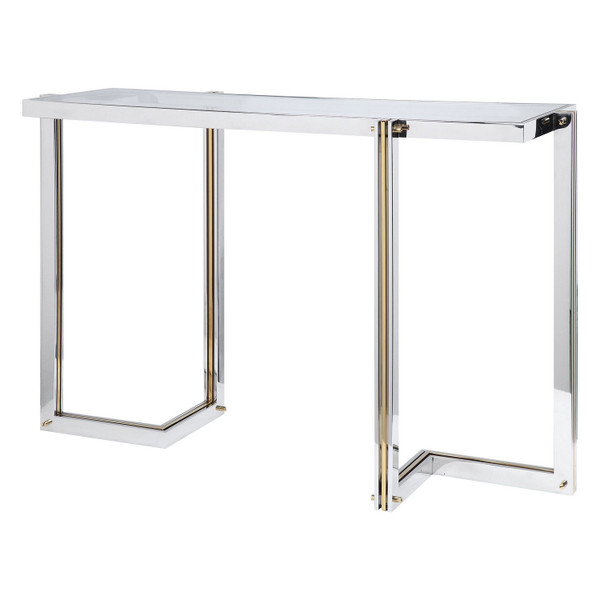 Uttermost - 24937 - Console Table - Locke - Polished Nickel