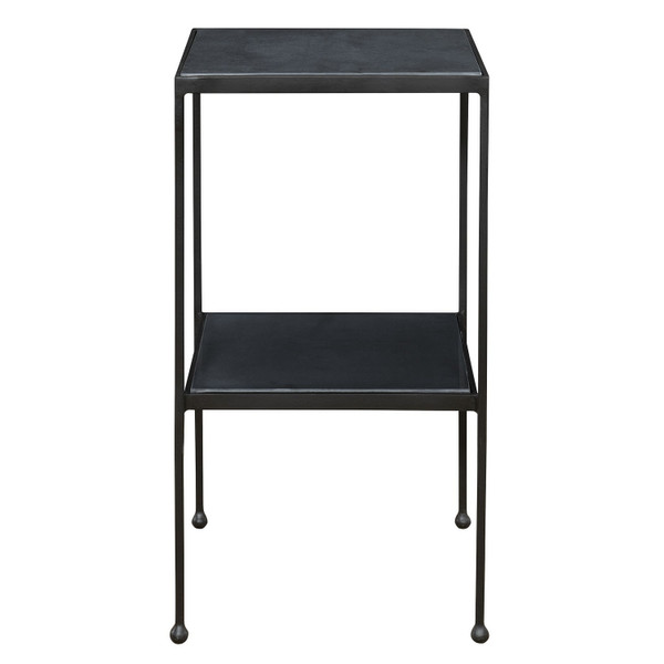 Uttermost - 25253 - Accent Table - Sherwood - Matte Black