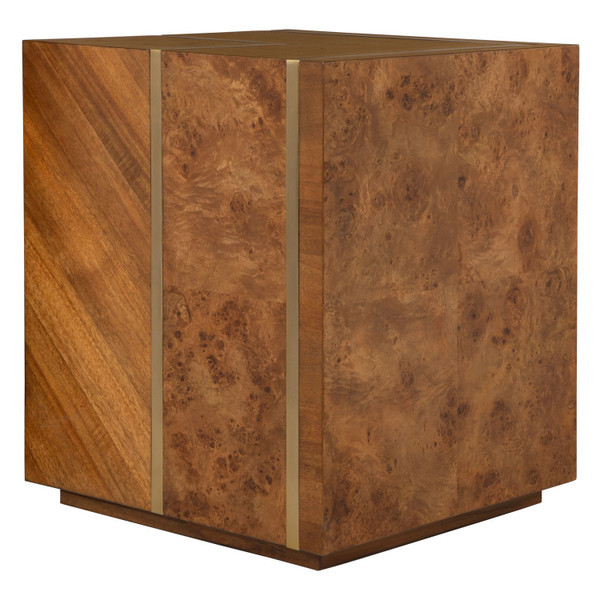 Uttermost - 25298 - Side Table - Seven Wonders - Maple Burl Acacia And Alder Each Wood