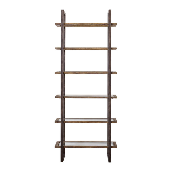 Uttermost - 25440 - Etagere - Olwyn - Aged Steel