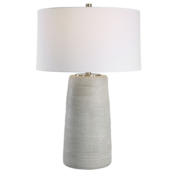 Uttermost - 30103 - One Light Table Lamp - Mountainscape - Brushed Nickel