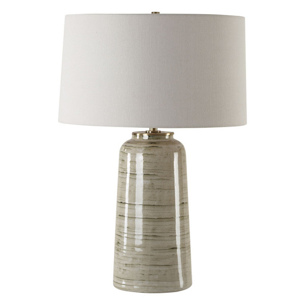 Uttermost - 30412 - One Light Table Lamp - Strata - Antique Brass