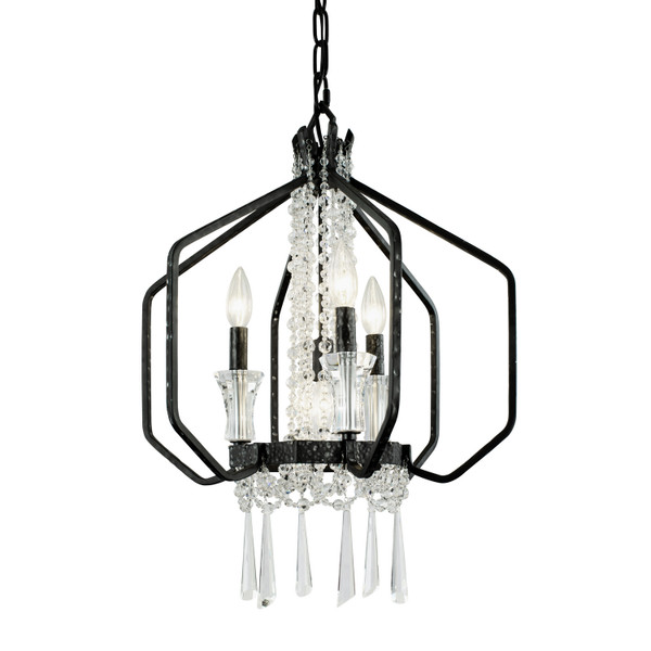 Varaluz - 270P04OX - Four Light Pendant - Barcelona - Onyx