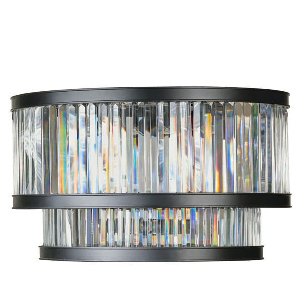 Varaluz - 546W02BLK - Two Light Wall Sconce - Double Take - Heritage Black