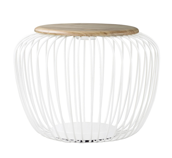ET2 - E20578-WTNW - LED Floor Lamp - Cage - White / Navaho White