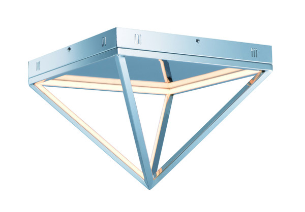ET2 - E20811-PC - LED Flush Mount - Pyramid - Polished Chrome