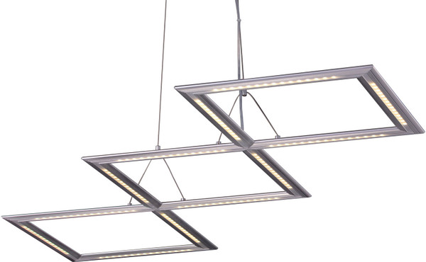 ET2 - E20942-10 - LED Pendant - Helix - Satin Nickel