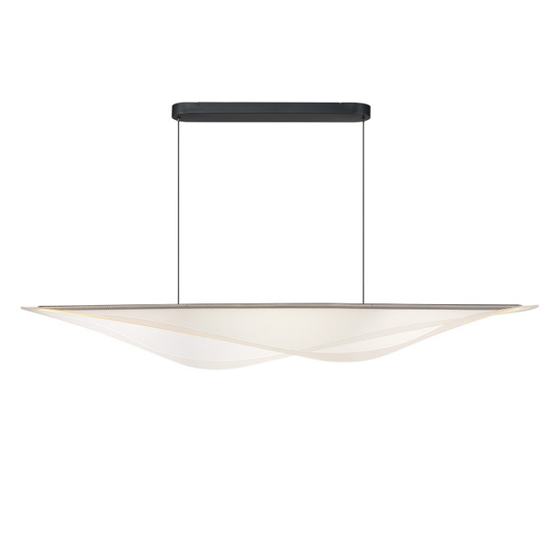 ET2 - E24718-144BK - LED Linear Pendant - Manta - Black