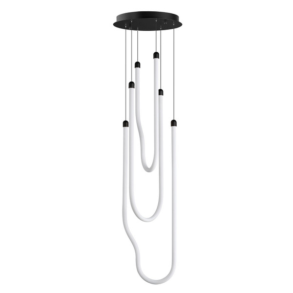 ET2 - E24983-BK - LED Pendant - Soleil - Black
