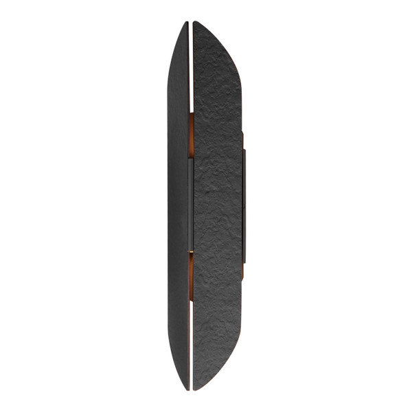 ET2 - E30146-BKAB - LED Outdoor Wall Sconce - Tectonic - Black / Antique Brass