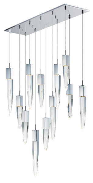 ET2 - E31248-20PC - LED Pendant - Quartz - Polished Chrome