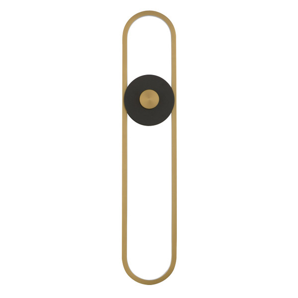 ET2 - E42108-BKGLD - LED Outdoor Wall Sconce - Gravity - Black / Gold