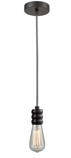 Innovations - 100OB-10BW-5OB - One Light Mini Pendant - Gatsby - Oil Rubbed Bronze