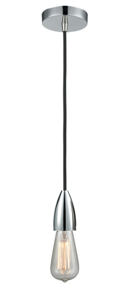 Innovations - 100PC-10BK-4PC - One Light Mini Pendant - Fairchild - Polished Chrome