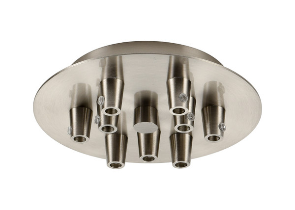 Innovations - 109-SN - Multi Port Canopy - Custom Cord - Satin Nickel