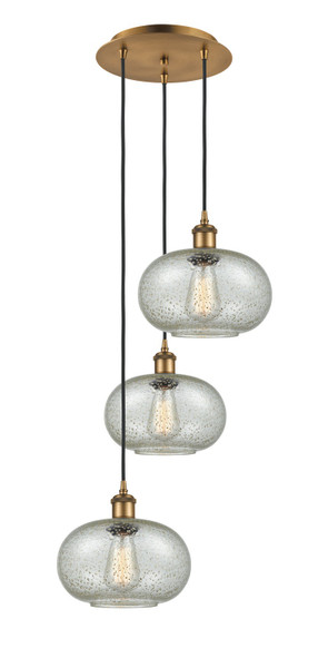 Innovations - 113B-3P-BB-G249 - LED Pendant - Ballston - Brushed Brass