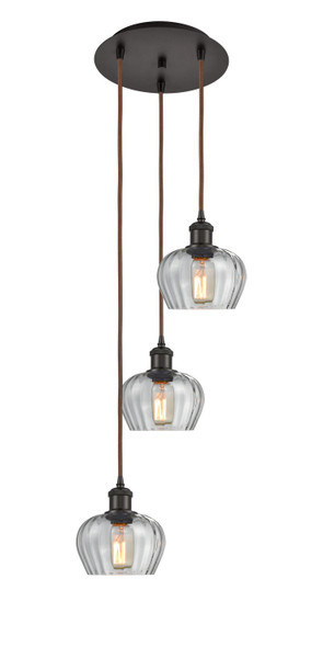 Innovations - 113B-3P-OB-G92 - Three Light Pendant - Ballston - Oil Rubbed Bronze