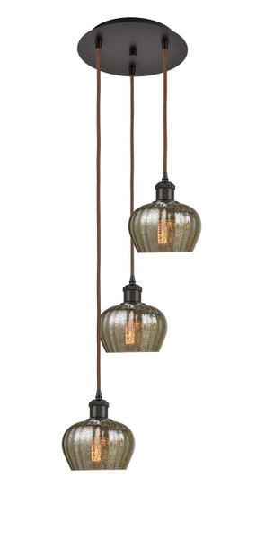Innovations - 113B-3P-OB-G96 - Three Light Pendant - Ballston - Oil Rubbed Bronze