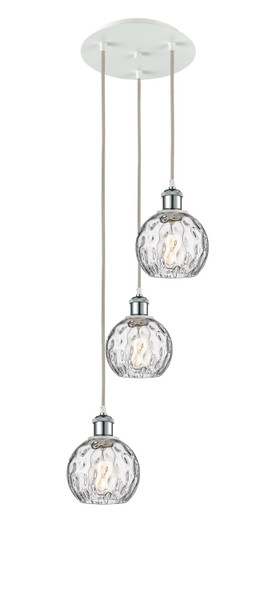 Innovations - 113B-3P-WPC-G1215-6 - LED Pendant - Ballston - White Polished Chrome