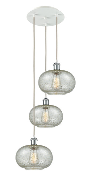 Innovations - 113B-3P-WPC-G249 - LED Pendant - Ballston - White Polished Chrome