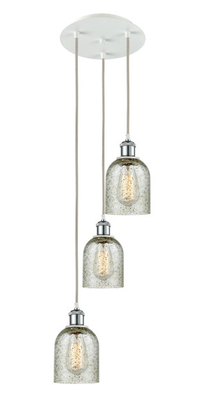 Innovations - 113B-3P-WPC-G259 - LED Pendant - Ballston - White Polished Chrome