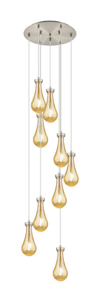 Innovations - 119-451-1P-SN-G451-5ME - Nine Light Pendant - Downtown Urban - Brushed Satin Nickel