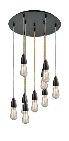 Innovations - 119OB-10RE-4OB - Nine Light Pendant - Fairchild - Oil Rubbed Bronze