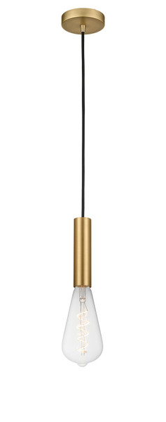 Innovations - 198-1P-SG - One Light Mini Pendant - Auralume - Satin Gold