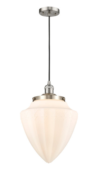 manufacturer_finish:Brushed Satin Nickel|manufacturer_glass:Matte White|light_output:220.00lm|color_temperature:2200K|cri:99