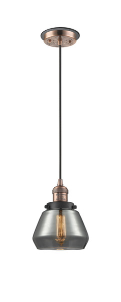 Innovations - 201CBP-ACBK-G173 - One Light Mini Pendant - Franklin Restoration - Antique Copper