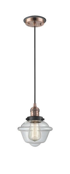 Innovations - 201CBP-ACBK-G532 - One Light Mini Pendant - Franklin Restoration - Antique Copper