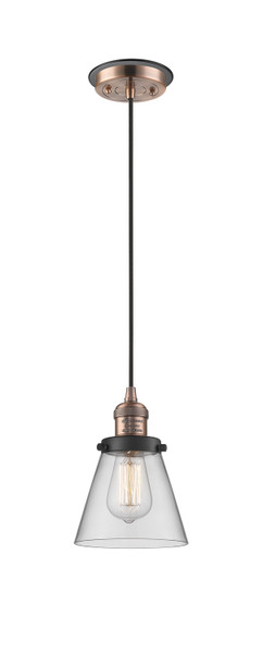 Innovations - 201CBP-ACBK-G62 - One Light Mini Pendant - Franklin Restoration - Antique Copper
