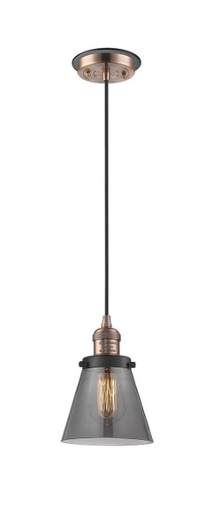 Innovations - 201CBP-ACBK-G63 - One Light Mini Pendant - Franklin Restoration - Antique Copper