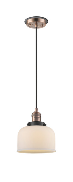 Innovations - 201CBP-ACBK-G71 - One Light Mini Pendant - Franklin Restoration - Antique Copper