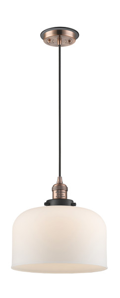 Innovations - 201CBP-ACBK-G71-L - One Light Mini Pendant - Franklin Restoration - Antique Copper