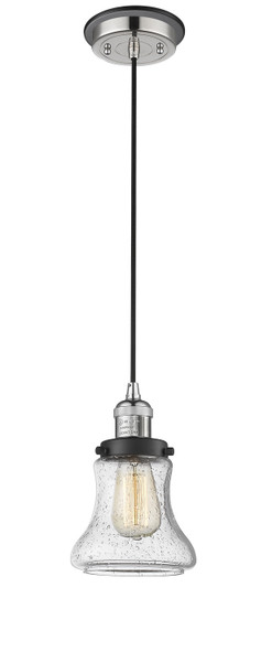 Innovations - 201CBP-PNBK-G194 - One Light Mini Pendant - Franklin Restoration - Polished Nickel