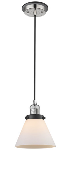 Innovations - 201CBP-PNBK-G41 - One Light Mini Pendant - Franklin Restoration - Polished Nickel