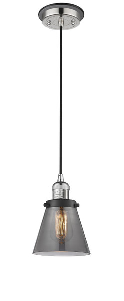Innovations - 201CBP-PNBK-G63 - One Light Mini Pendant - Franklin Restoration - Polished Nickel