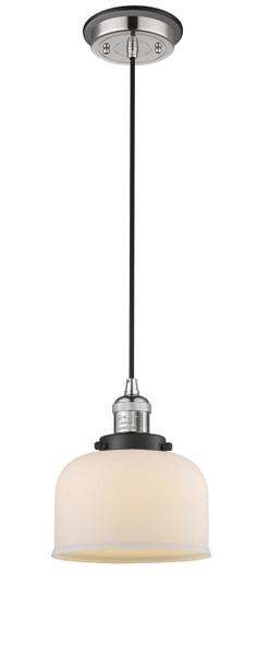Innovations - 201CBP-PNBK-G71 - One Light Mini Pendant - Franklin Restoration - Polished Nickel
