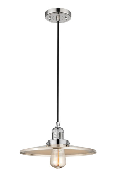Innovations - 201C-PN-MFR-PN-12 - One Light Mini Pendant - Franklin Restoration - Polished Nickel