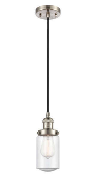 Innovations - 201C-SN-G314 - One Light Mini Pendant - Franklin Restoration - Brushed Satin Nickel