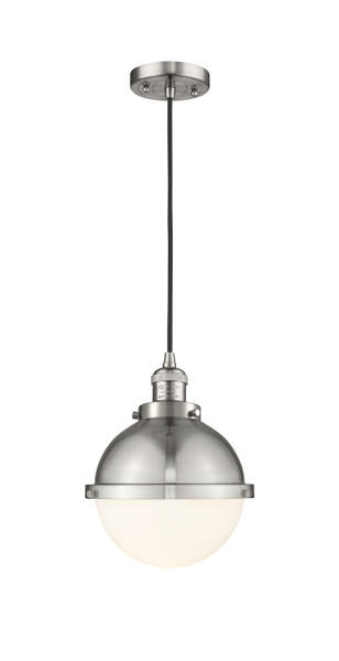 Innovations - 201C-SN-HFS-81-SN-LED - LED Mini Pendant - Franklin Restoration - Brushed Satin Nickel