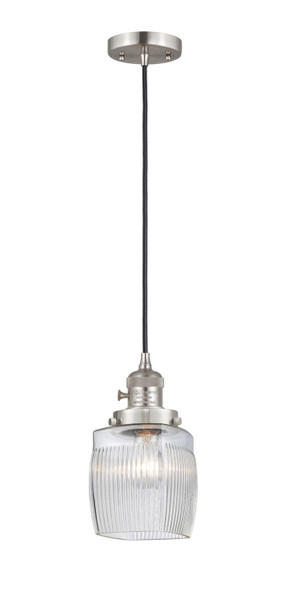 Innovations - 201CSW-SN-G302-LED - LED Mini Pendant - Franklin Restoration - Brushed Satin Nickel